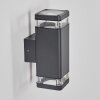 Tureby Lampe murale d´extérieur, Applique murale Anthracite, Transparent, 2 lumières