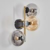 Gastor Boule lumineuse, Applique murale Or, Noir, 3 lumières