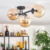 Gastor Plafonnier, Boule lumineuse Ambre, 3 lumières