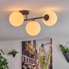 Gastor Plafonnier, Boule lumineuse Blanc, 3 lumières