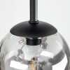 Chehalis Plafonnier, Boule lumineuse Fumé, 5 lumières