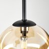 Chehalis Plafonnier, Boule lumineuse Ambre, 5 lumières