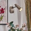 Firan Applique murale, Spot mural LED Chrome, Nickel mat, 1 lumière