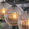 Koyoto Suspension, Boule lumineuse, Suspension Clair, Fumé, 4 lumières