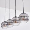 Koyoto Suspension, Boule lumineuse, Suspension Clair, Fumé, 4 lumières