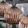 Koyoto Suspension, Boule lumineuse, Suspension Cuivré, 4 lumières