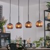 Koyoto Suspension, Boule lumineuse, Suspension Cuivré, 4 lumières
