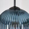 Koyoto Suspension, Boule lumineuse, Suspension grappe Bleu, Vert, Cuivré, 5 lumières