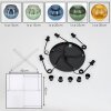 Koyoto Suspension, Boule lumineuse, Suspension grappe Bleu, Or, Vert, 5 lumières