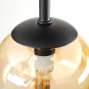Chehalis Plafonnier, Boule lumineuse Ambre, Clair, 5 lumières