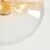 Chehalis Plafonnier, Boule lumineuse Ambre, Clair, 5 lumières