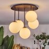 Chehalis Plafonnier, Boule lumineuse Blanc, 5 lumières