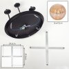 Chehalis Plafonnier, Boule lumineuse Ambre, 5 lumières