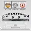 Koyoto Suspension, Boule lumineuse, Suspension Or, Clair, Cuivré, Fumé, 4 lumières