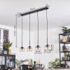 Koyoto Suspension, Boule lumineuse, Suspension Ambre, Clair, 4 lumières