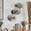 Gastor Boule lumineuse, Applique murale 42 cm Or, Noir, 3 lumières