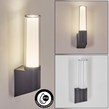 Isara Lampe murale d´extérieur, Applique murale LED Anthracite, 1 lumière