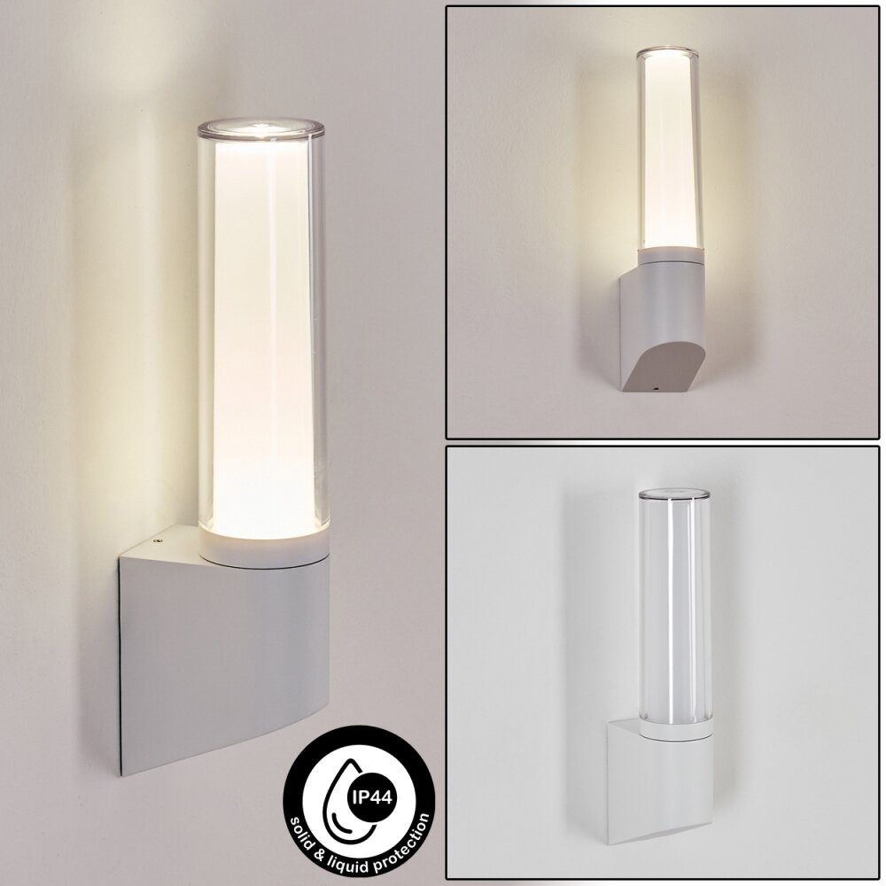 Isara Lampe murale d´extérieur, Applique murale LED Blanc, 1 lumière main product photo