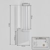 Isara Lampe murale d´extérieur, Applique murale LED Blanc, 1 lumière