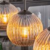 Koyoto Suspension, Boule lumineuse, Suspension Ambre, 4 lumières
