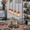 Ripoll Suspension, Boule lumineuse, Suspension Ambre, Clair, 4 lumières