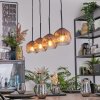 Ripoll Suspension, Boule lumineuse, Suspension Clair, Cuivré, 4 lumières