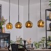 Ripoll Suspension, Boule lumineuse, Suspension Or, 4 lumières