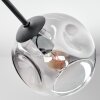Ripoll Plafonnier, Boule lumineuse Ambre, Clair, Fumé, 3 lumières