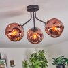 Ripoll Plafonnier, Boule lumineuse Cuivré, 3 lumières