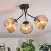 Koyoto Plafonnier, Boule lumineuse Ambre, 3 lumières