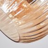 Koyoto Plafonnier, Boule lumineuse Ambre, 3 lumières