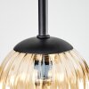 Chehalis Plafonnier, Boule lumineuse Ambre, 5 lumières