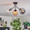 Gastor Plafonnier, Boule lumineuse 42 cm Ambre, Clair, Fumé, 3 lumières