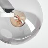 Gastor Plafonnier, Boule lumineuse 42 cm Ambre, Clair, Fumé, 3 lumières