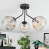 Ripoll Plafonnier, Boule lumineuse Ambre, Clair, 3 lumières