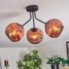 Ripoll Plafonnier, Boule lumineuse Cuivré, 3 lumières