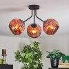 Ripoll Plafonnier, Boule lumineuse Cuivré, 3 lumières