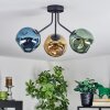 Ripoll Plafonnier, Boule lumineuse Bleu, Or, Vert, 3 lumières