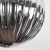 Chehalis Plafonnier, Boule lumineuse Fumé, 5 lumières