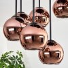 Koyoto Plafonnier, Boule lumineuse Cuivré, 9 lumières