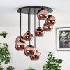 Koyoto Plafonnier, Boule lumineuse Cuivré, 9 lumières