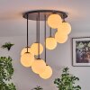 Gastor Plafonnier, Boule lumineuse Blanc, 9 lumières