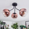 Koyoto Plafonnier, Boule lumineuse Clair, Cuivré, 3 lumières
