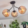 Ripoll Plafonnier, Boule lumineuse Ambre, 3 lumières