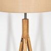 Soungou Lampadaire Écru, Nickel mat, 1 lumière