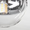 Chehalis Plafonnier, Boule lumineuse Ambre, Clair, Fumé, 5 lumières