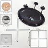 Chehalis Plafonnier, Boule lumineuse Ambre, Clair, Fumé, 5 lumières