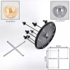 Gastor Plafonnier, Boule lumineuse Ambre, Clair, Fumé, 9 lumières