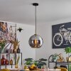 Koyoto Suspension, Boule lumineuse, Suspension Or, Noir, 1 lumière