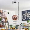 Koyoto Suspension, Boule lumineuse, Suspension Or, Noir, 1 lumière